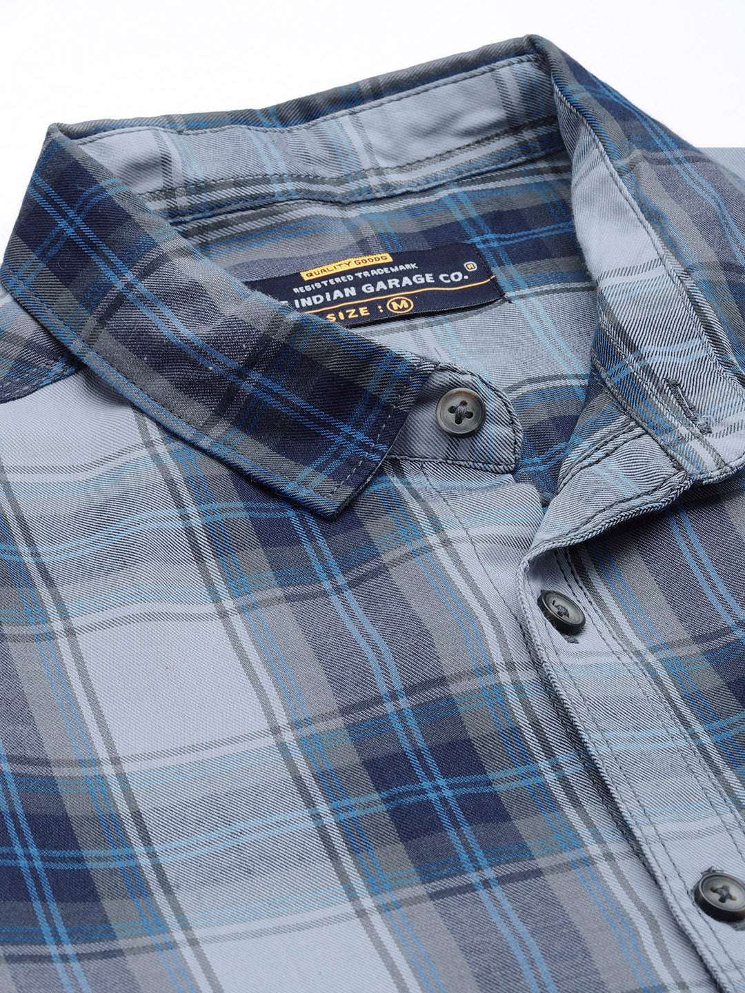 Men's Checked Slim Fit Shirt - Image 3