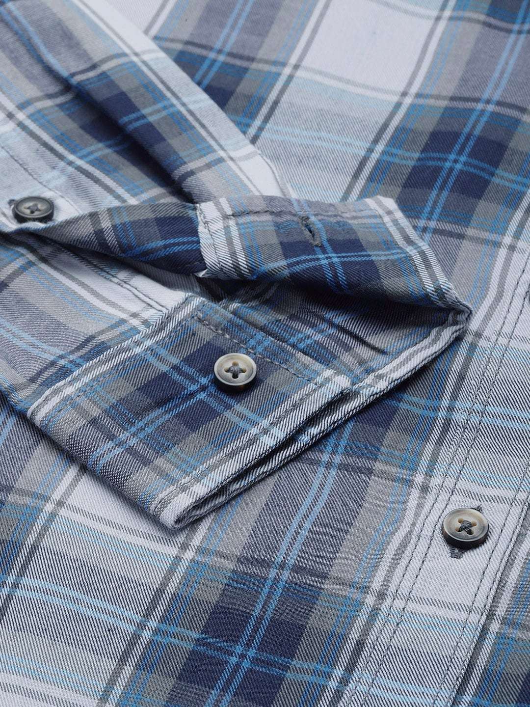 Men's Checked Slim Fit Shirt - Image 4