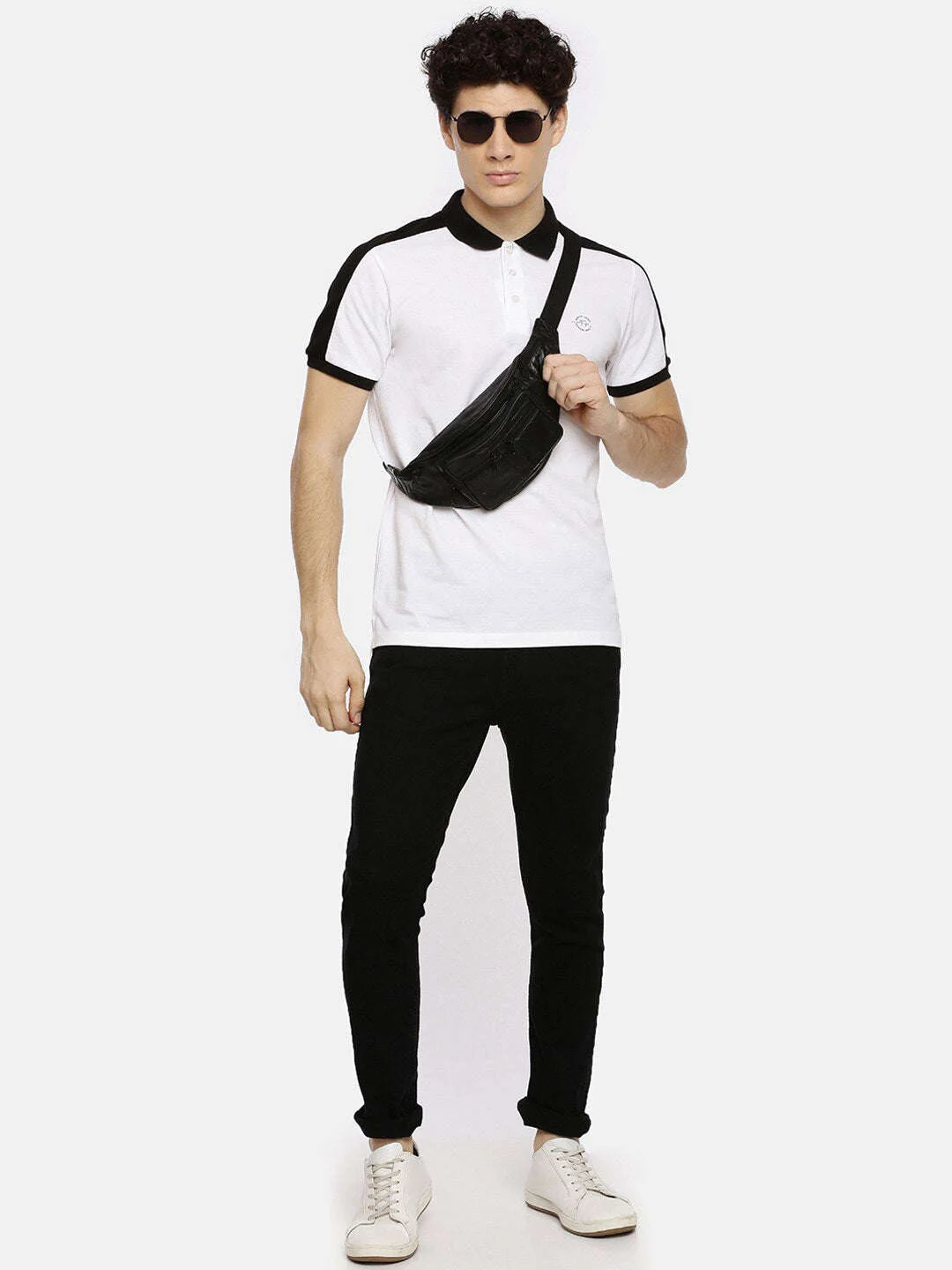 Men's Black Slim Fit Solid Casual Jeans - Image 5