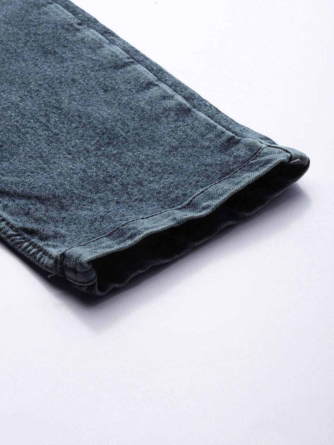 Men's Rag Blue Slim Fit Solid Casual Jeans - Image 7
