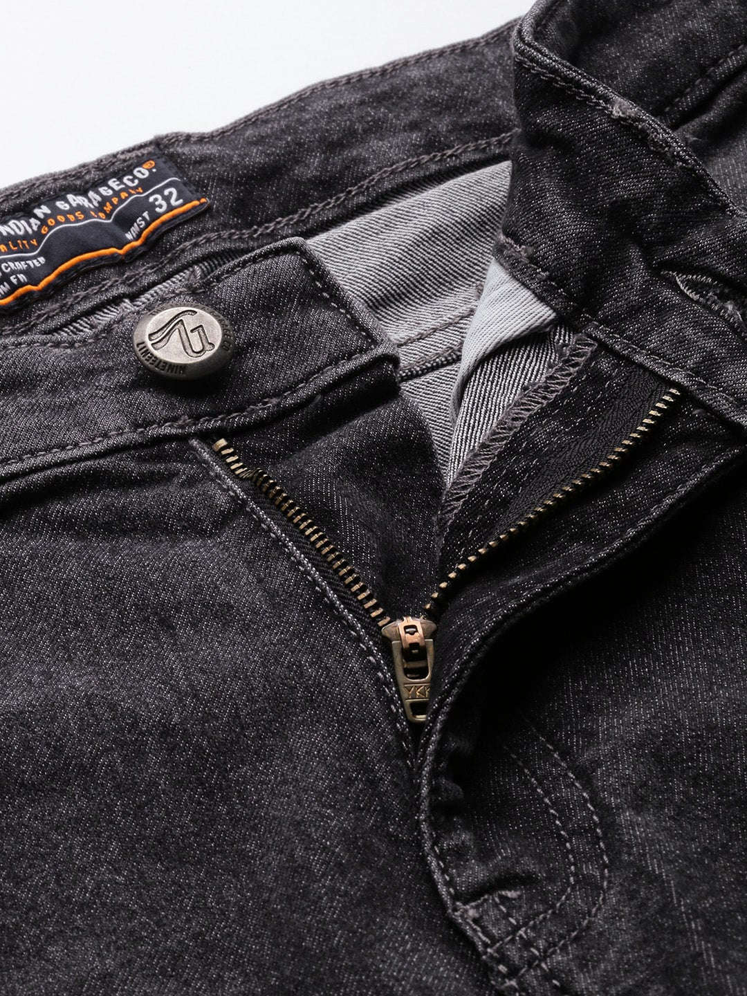 Men's Black Slim Fit Solid Casual Jeans - Image 4