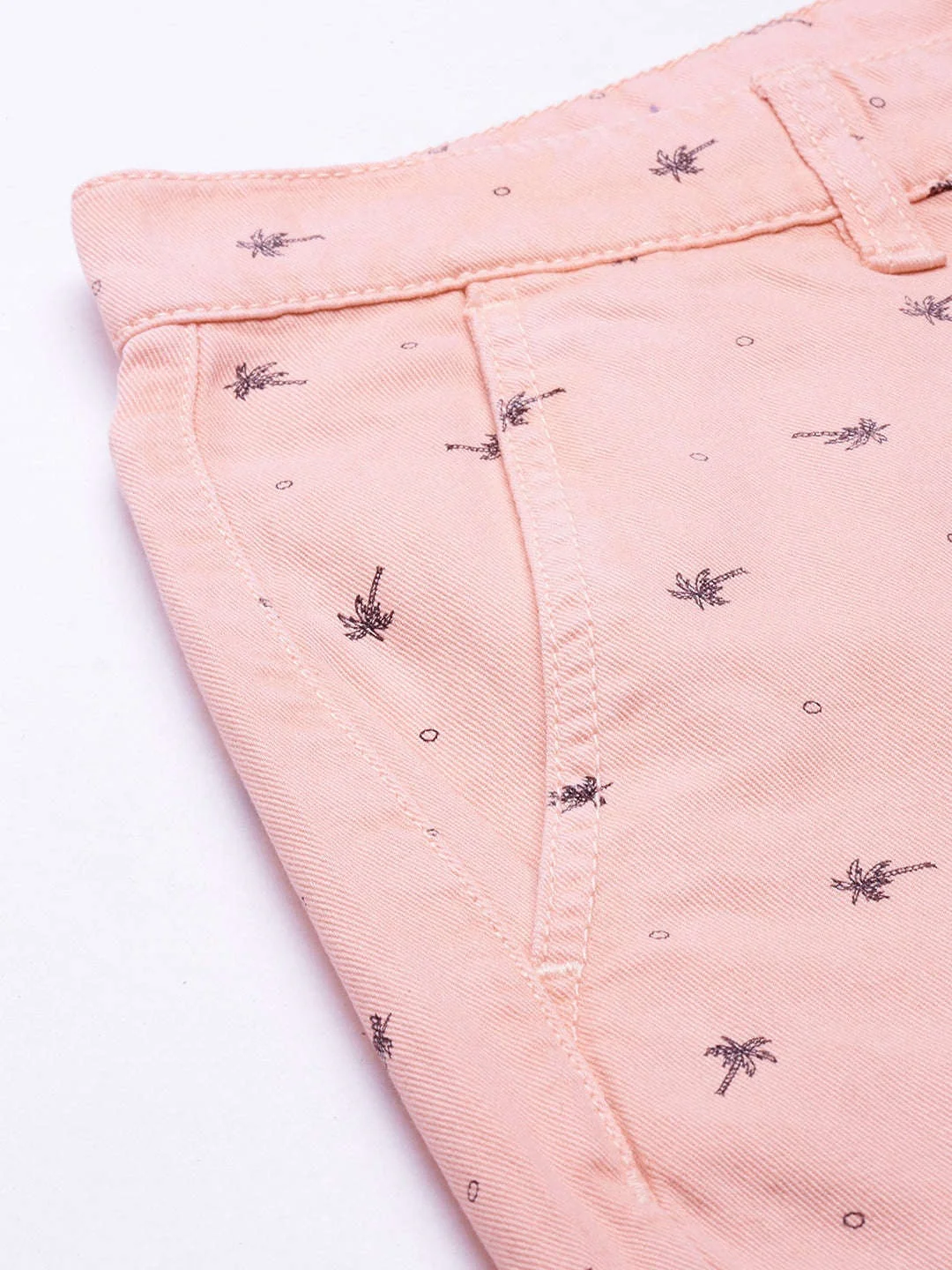 Men's Silver Slim Fit Solid Casual Shorts - Image 7