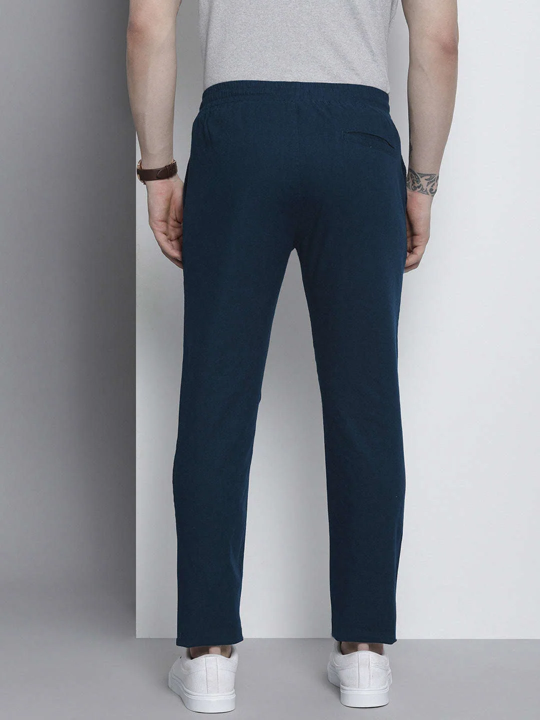 Men's Linen Jogger Trouser - Image 3