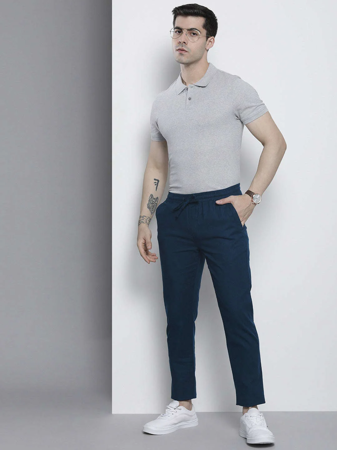 Men's Linen Jogger Trouser - Image 5