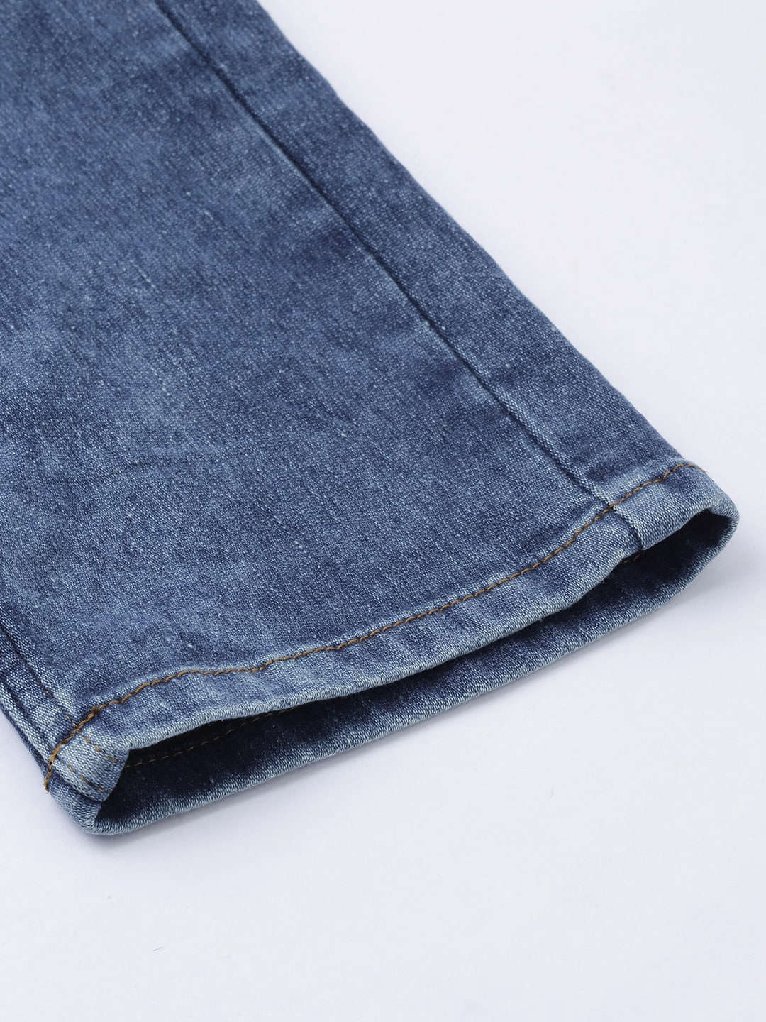 Men's Rag Blue Slim Fit Solid Casual Jeans - Image 7