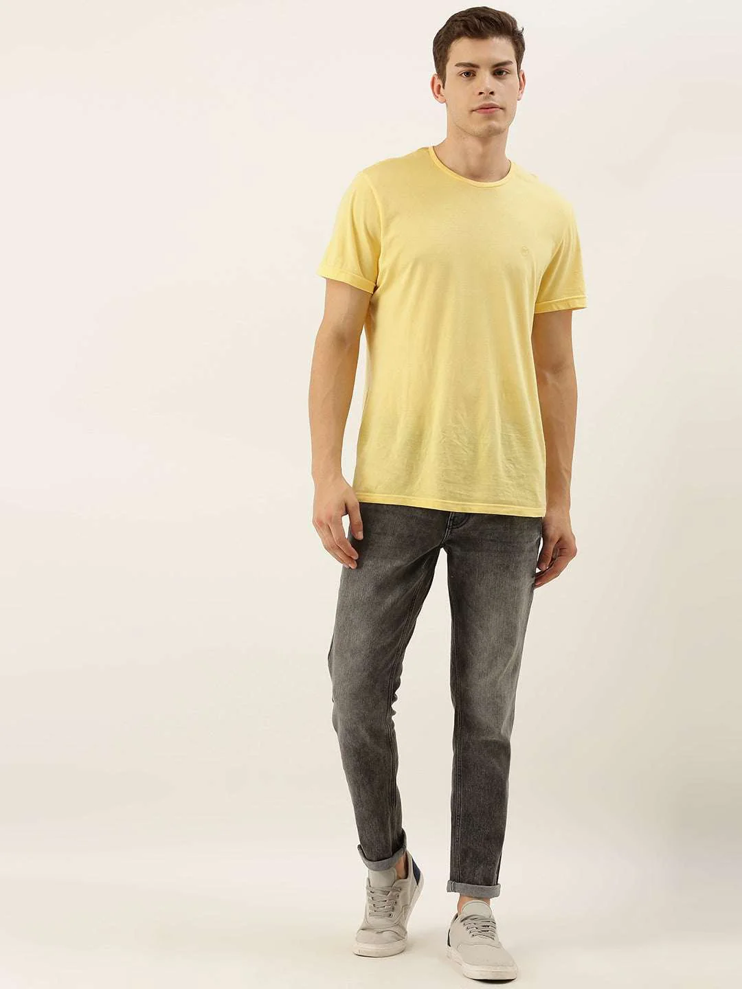 Men's Black Slim Fit Solid Casual Jeans - Image 5