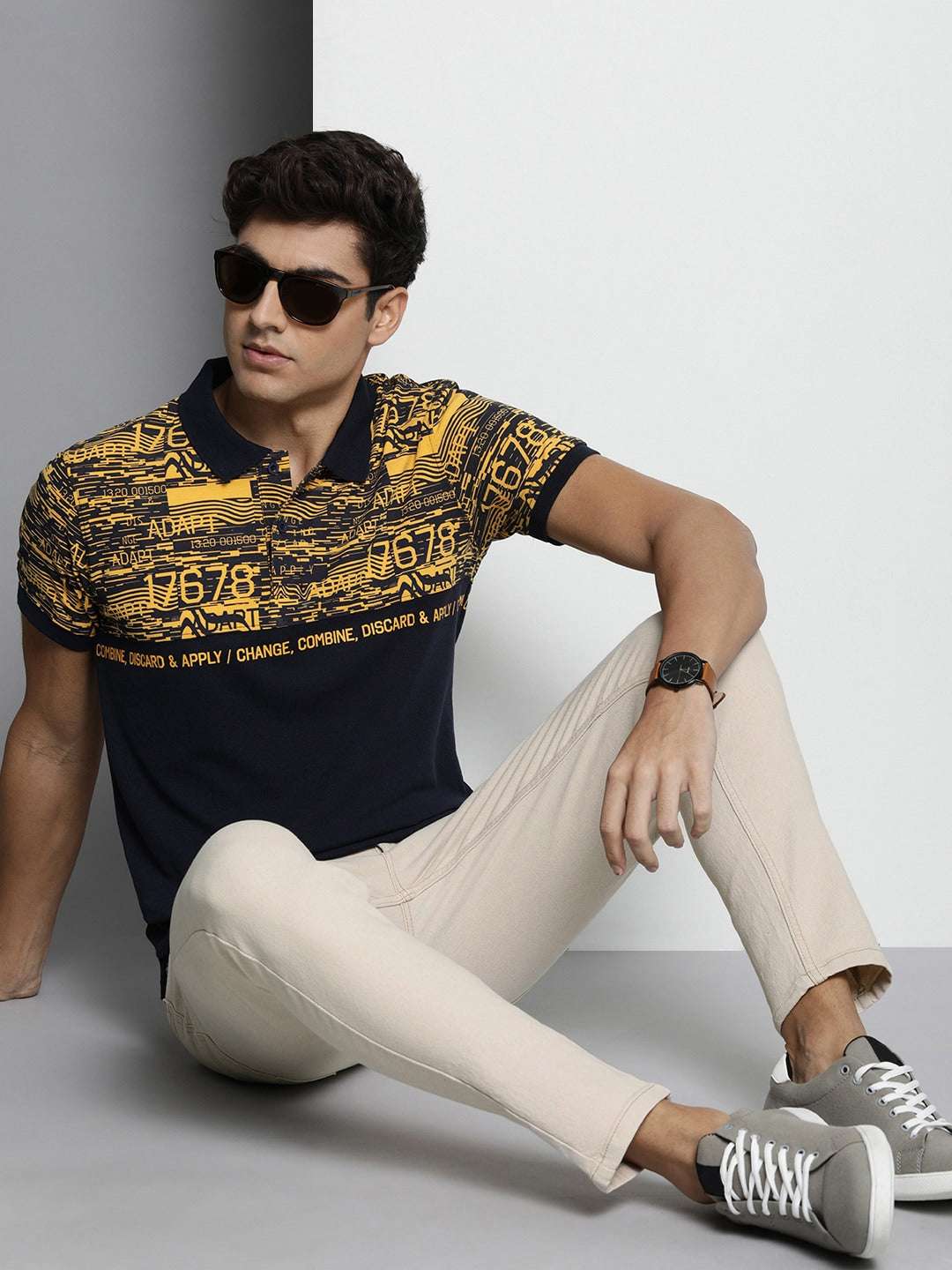 Men's White Carrot Fit Solid Mid-Rise Stretchable Jeans - Image 4