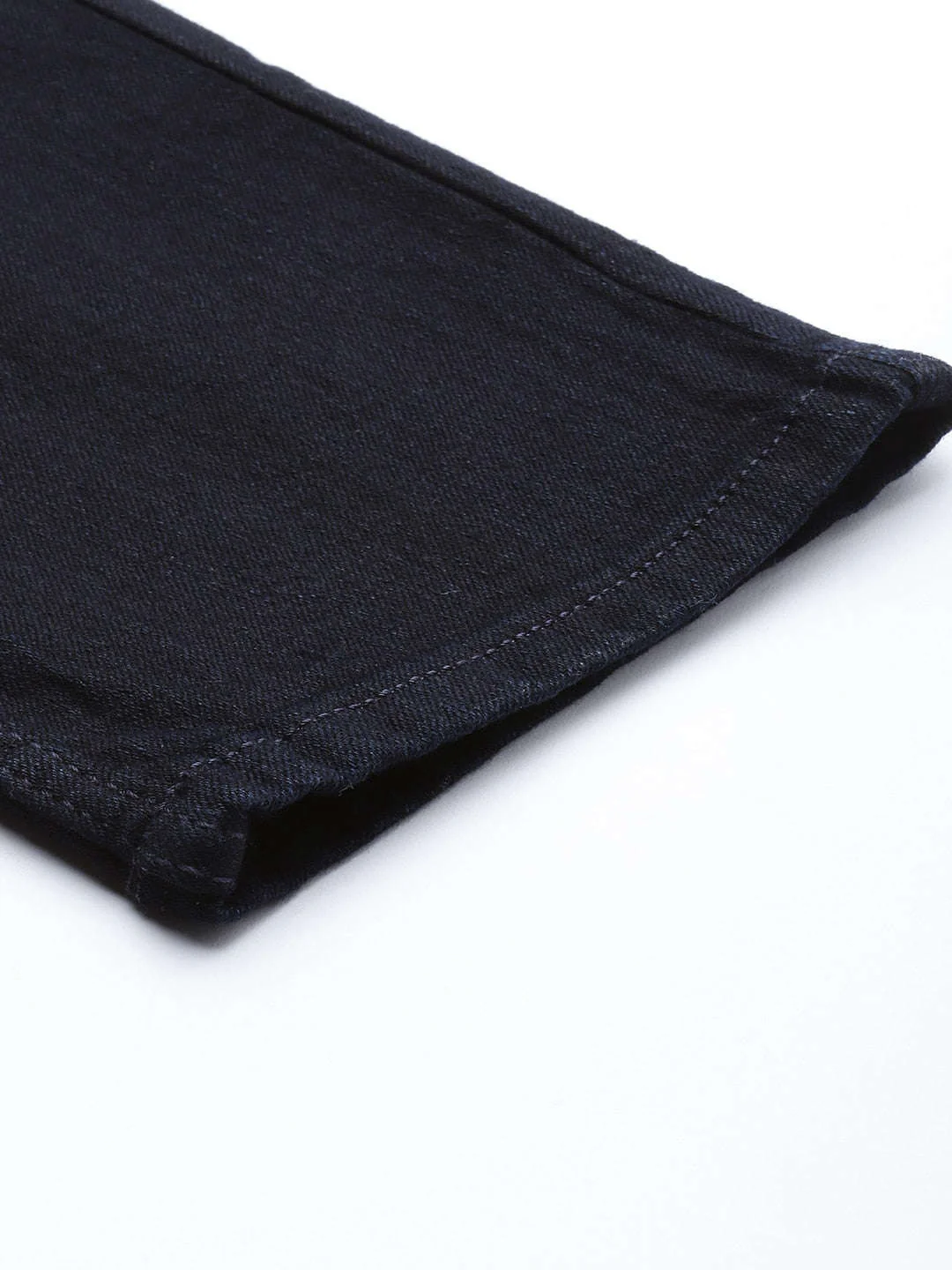 Men's Blue Skinny Fit Solid Mid-Rise Stretchable Jeans - Image 7