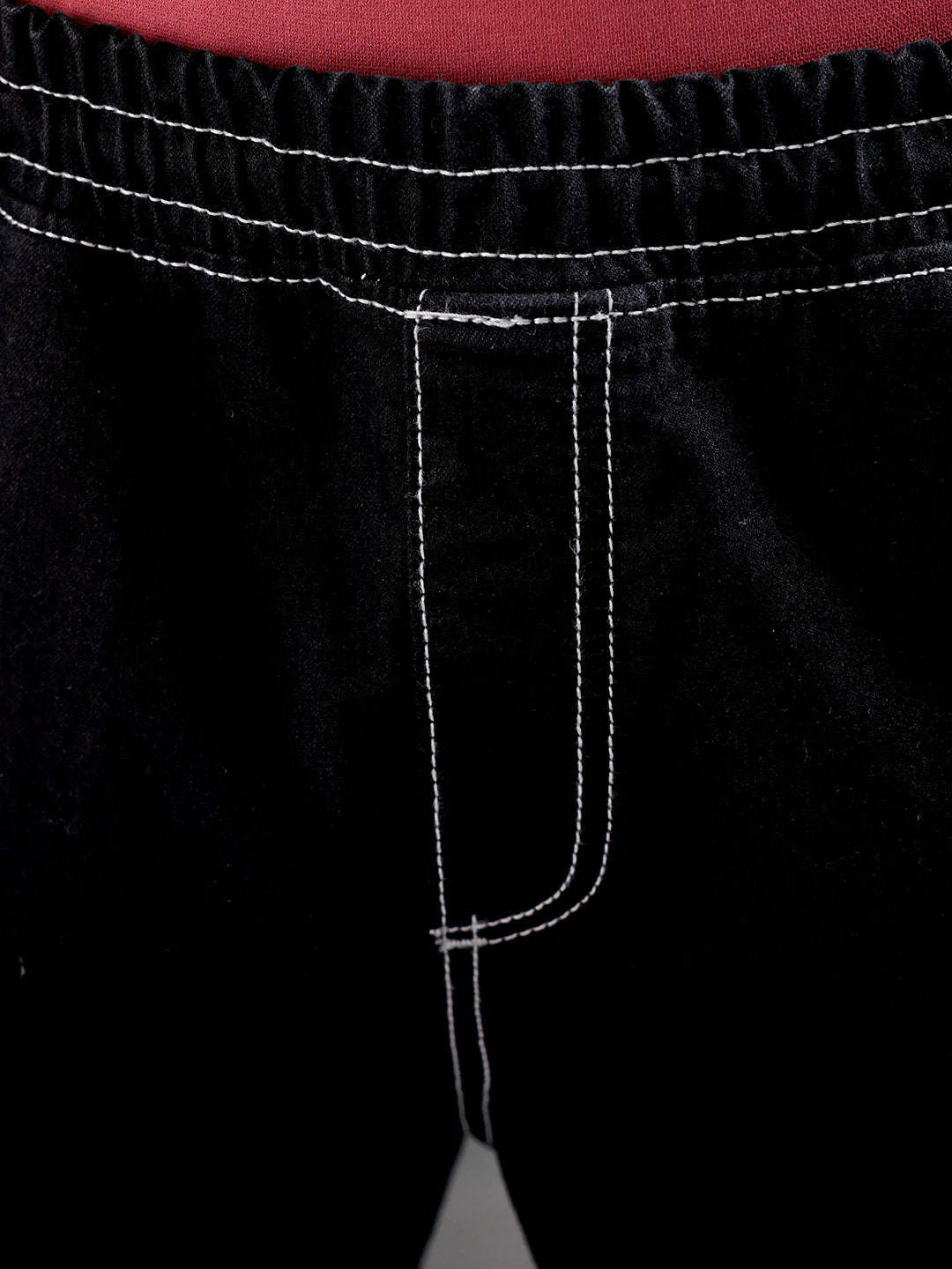 Men's Black Loose Fit Solid Street Wear Jeans - Image 6