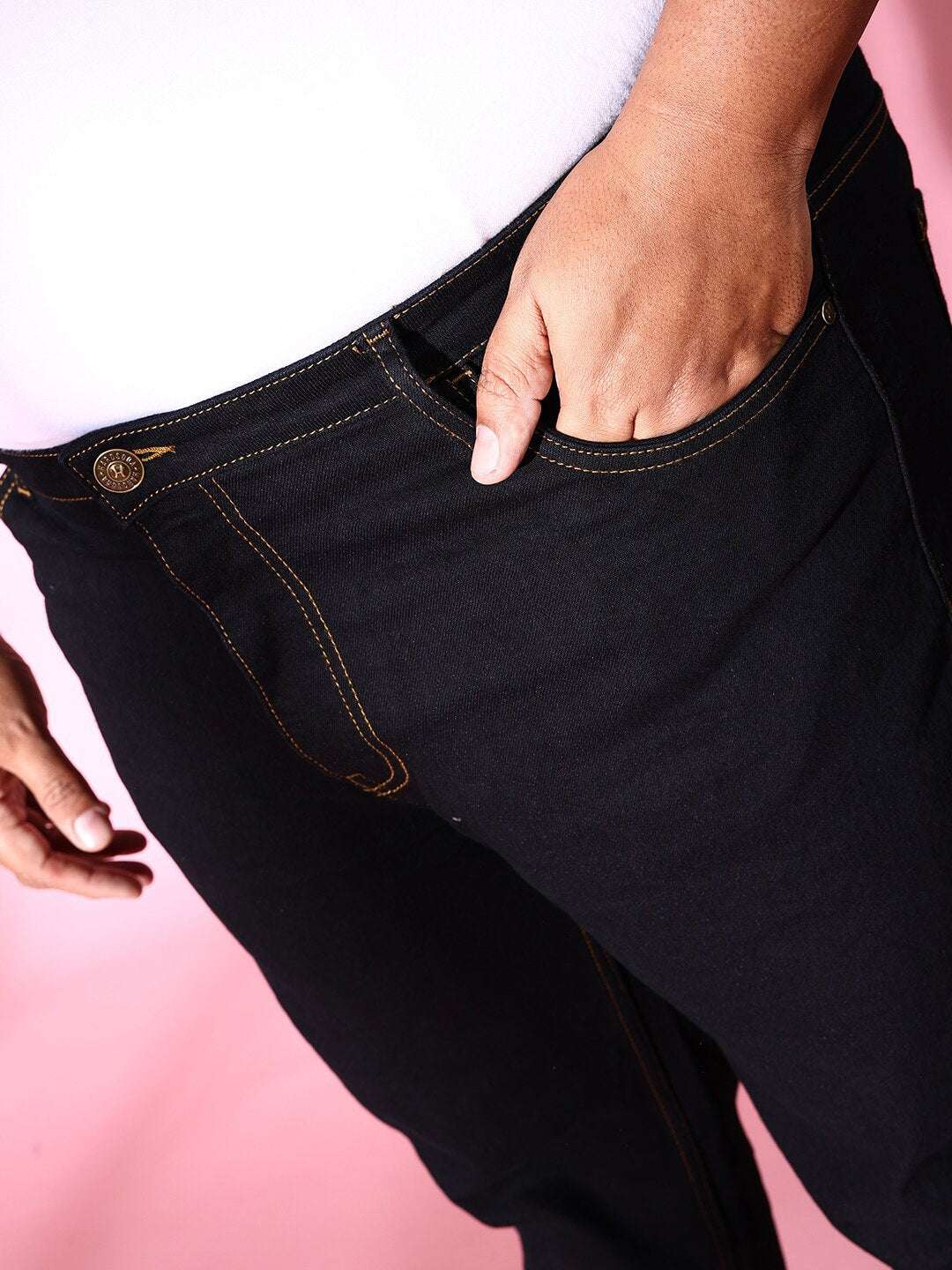 Men's Plus Size Slim Jeans - Image 6