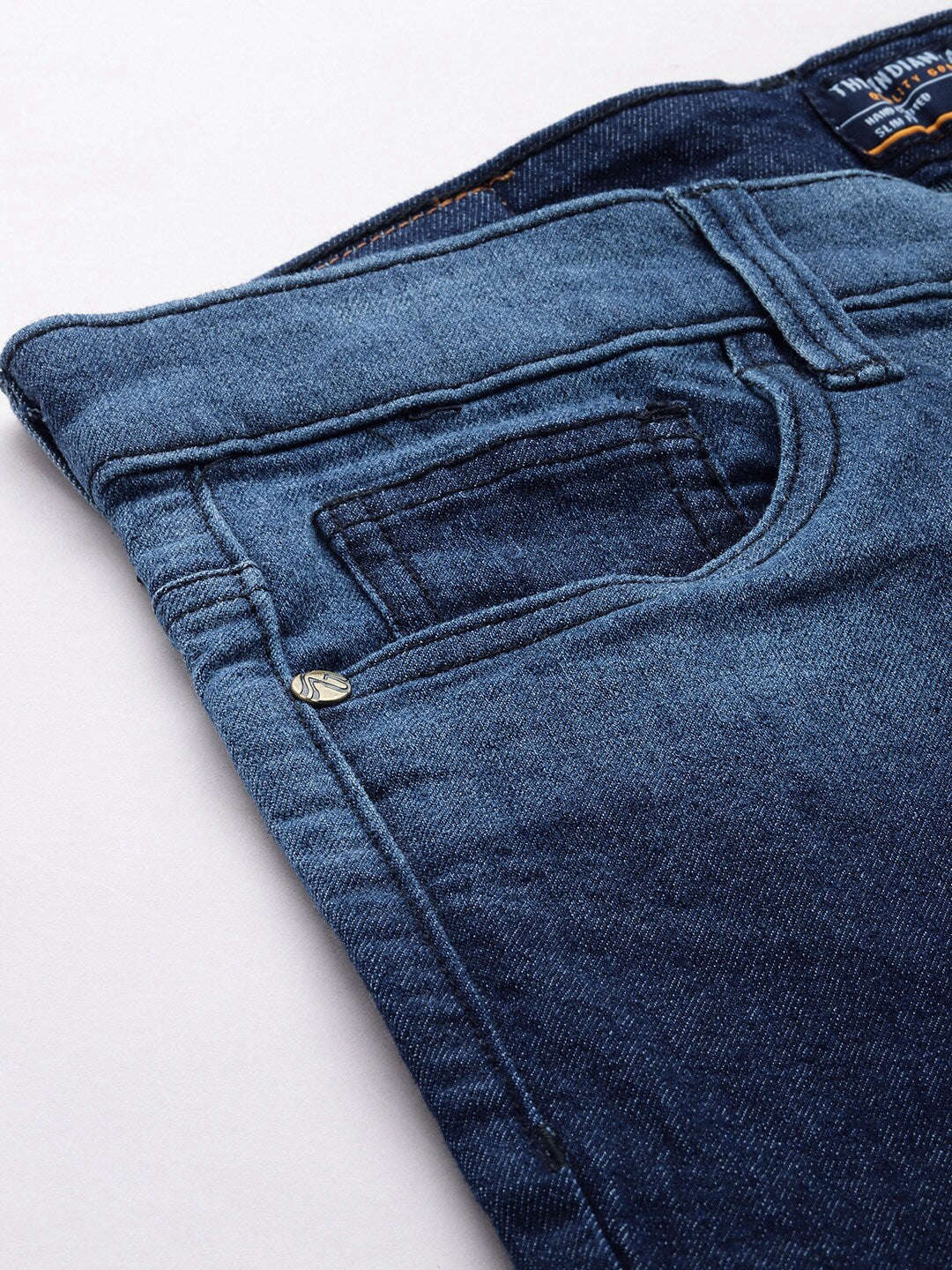 Men's Black Slim Fit Solid Casual Jeans - Image 6