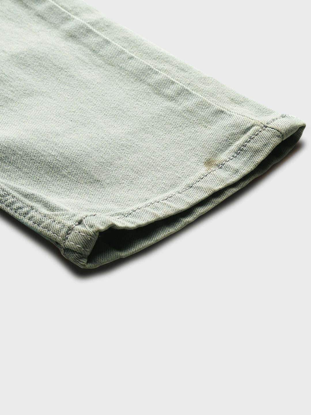 Men's Blue Slim Fit Solid Low-Rise Stretchable Jeans - Image 7