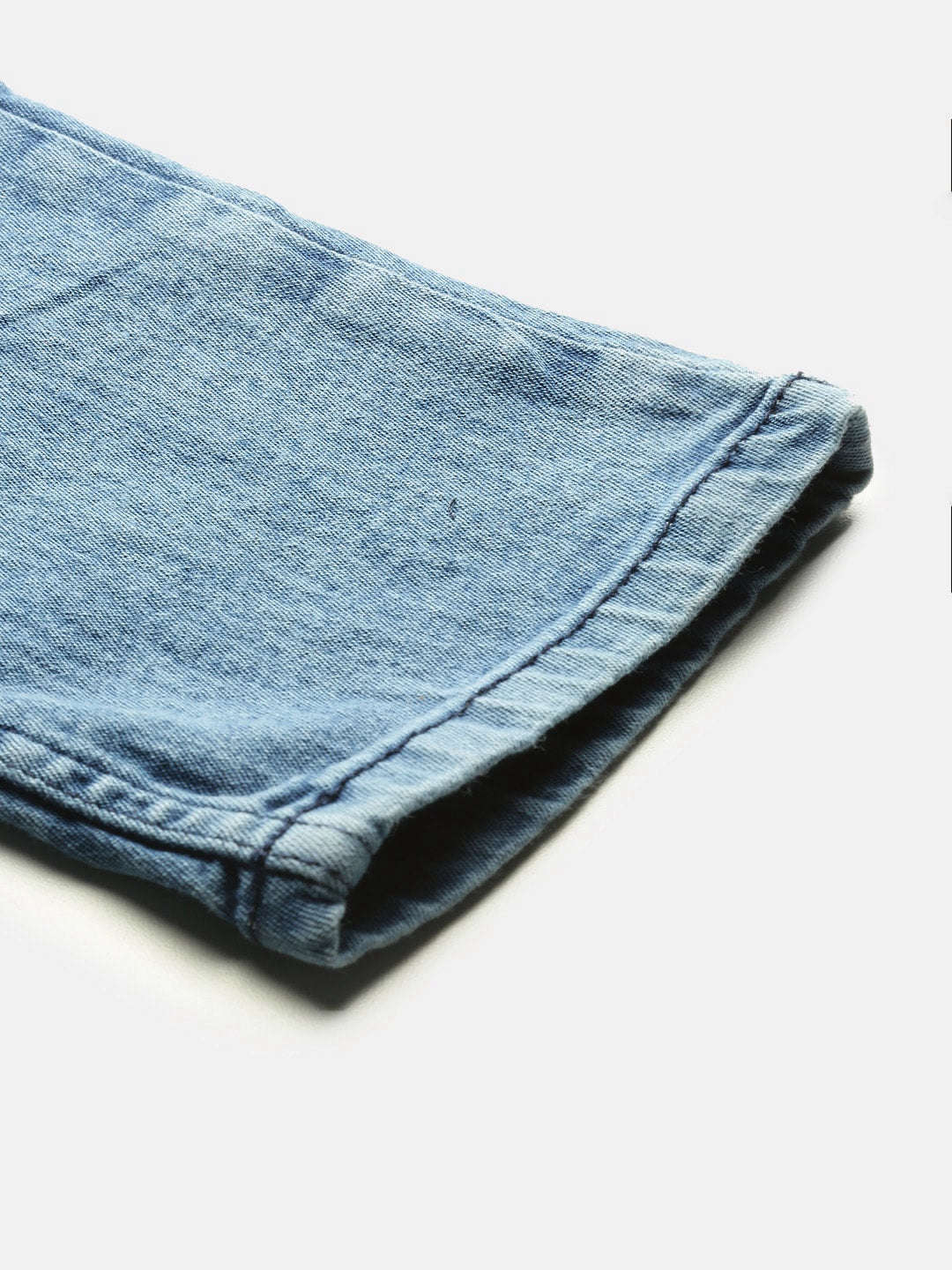 Men's Blue Slim Fit Solid Low-Rise Stretchable Jeans - Image 7