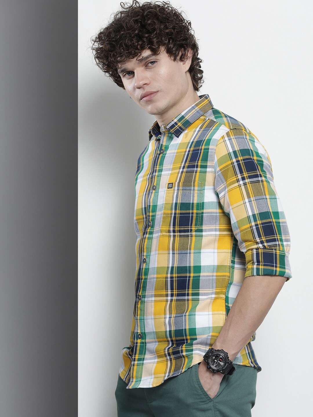 Men's Checked Shirt - Image 5