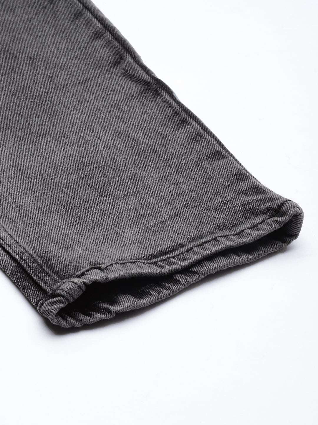 Men's Black Slim Fit Solid Mid-Rise Stretchable Jeans - Image 7