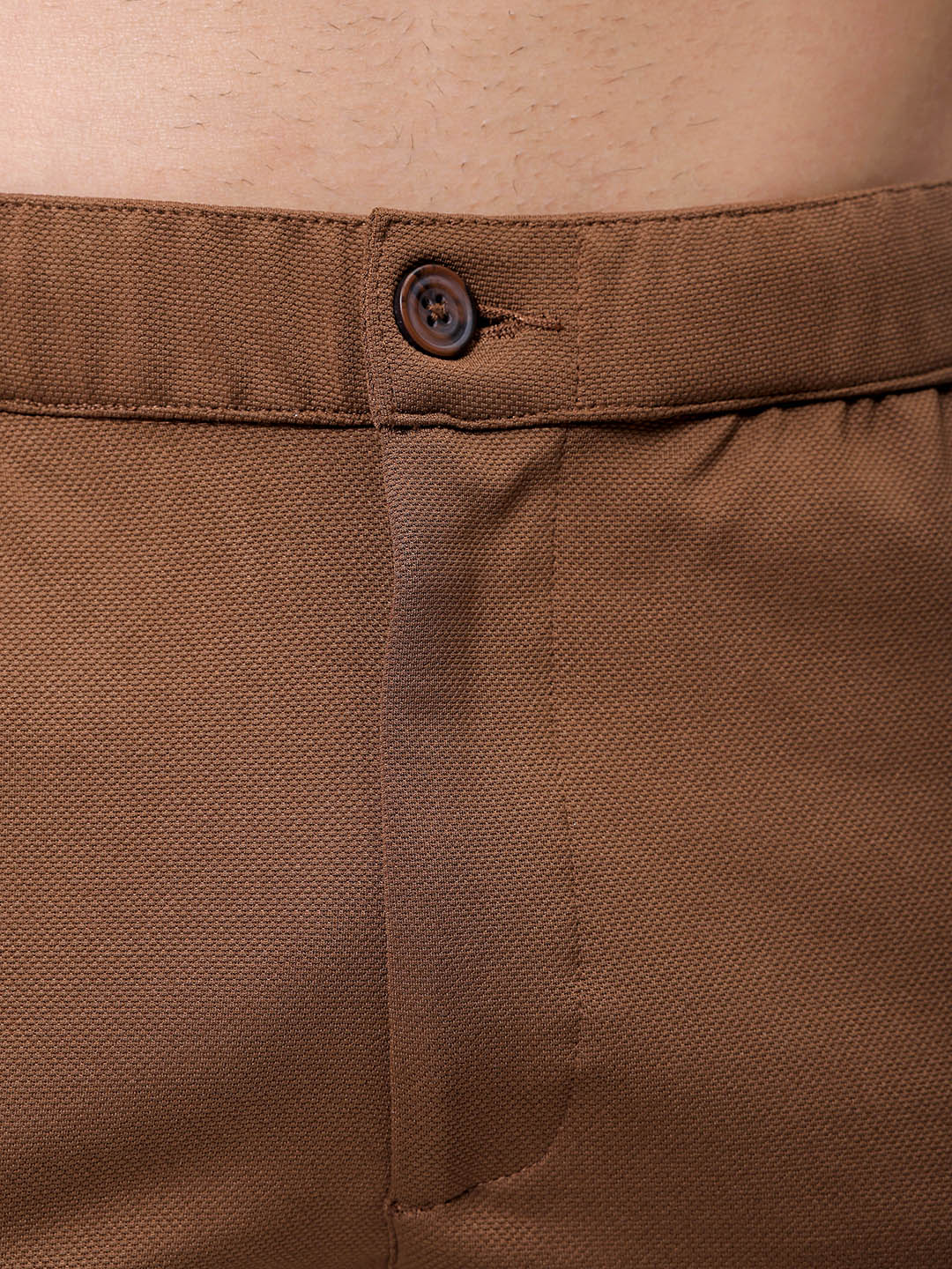 Men's Nutshell Slim Fit Textured Formal Trouser - Image 6