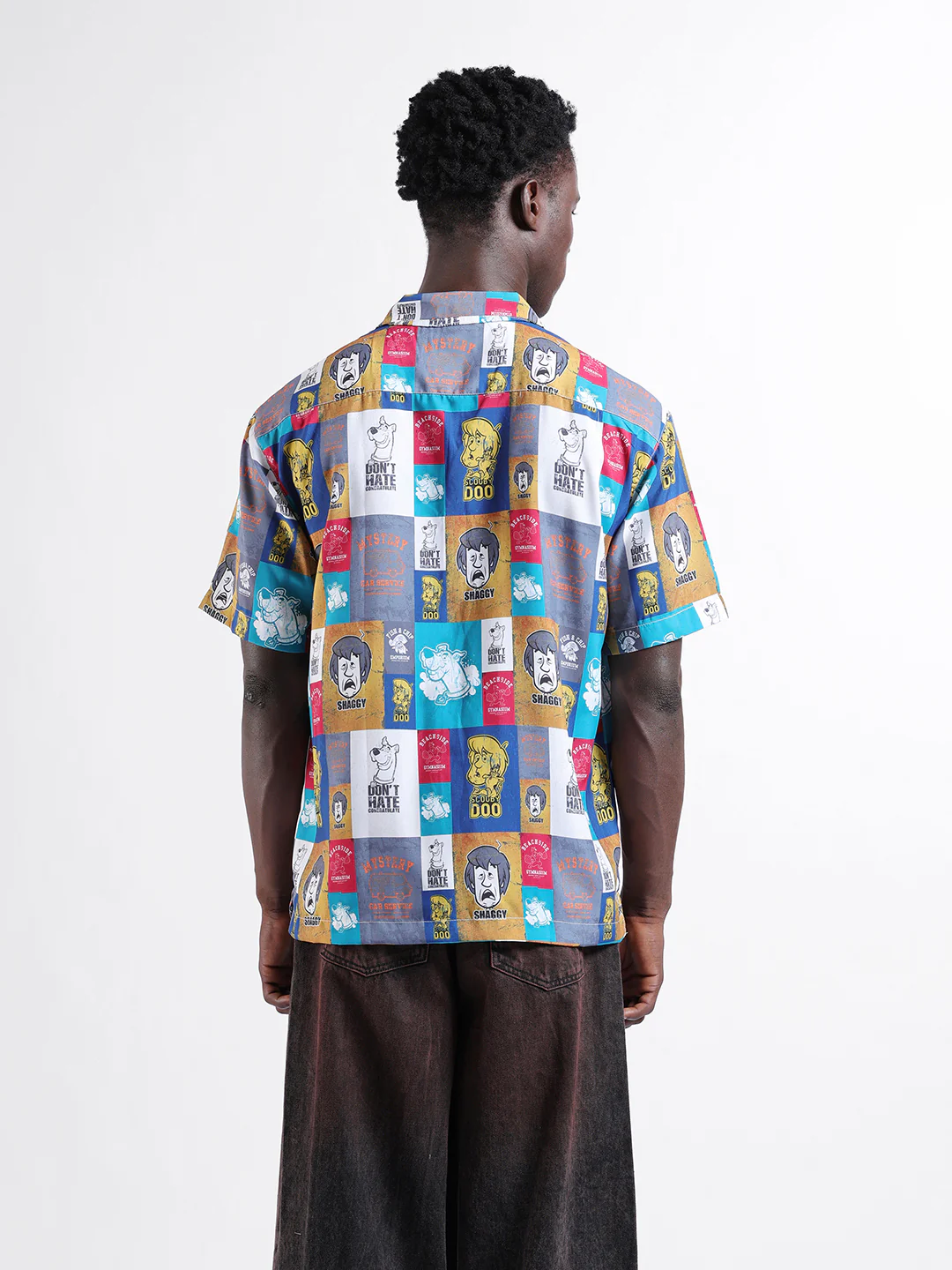 Men's Multicolor Relaxed Fit Character Scooby-Doo Printed Shirt - Image 3