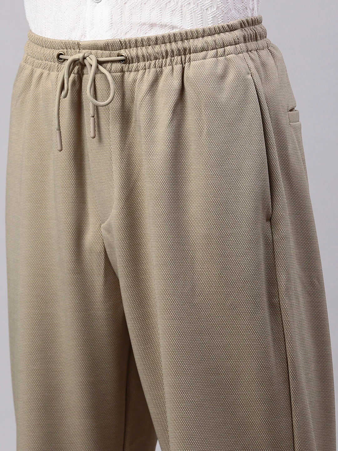 Men's Doeskin Relaxed Fit Solid Casual Jogger - Image 6