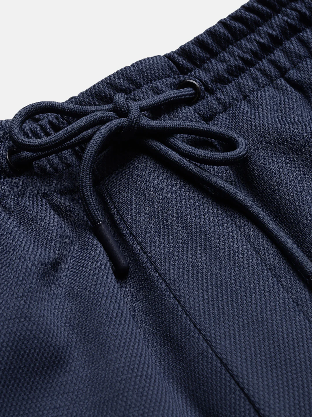 Men's English Blue Relaxed Fit Solid Casual Jogger - Image 7