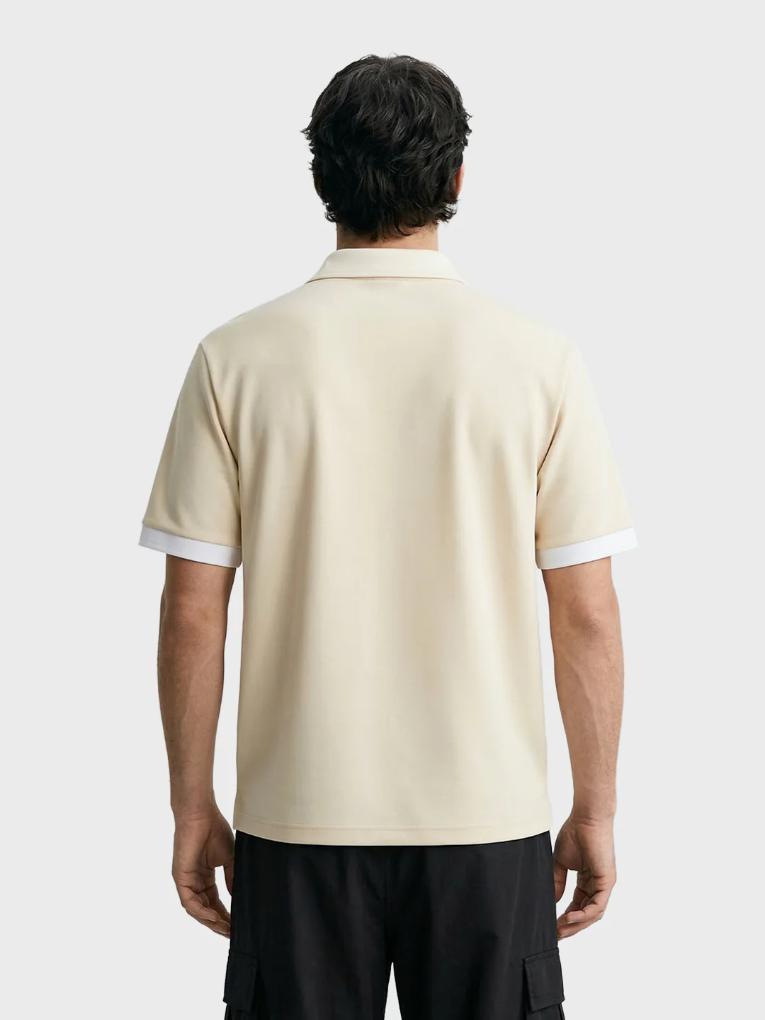 Men's Beige Boxy Fit Loony Tune character T-Shirt - Image 4