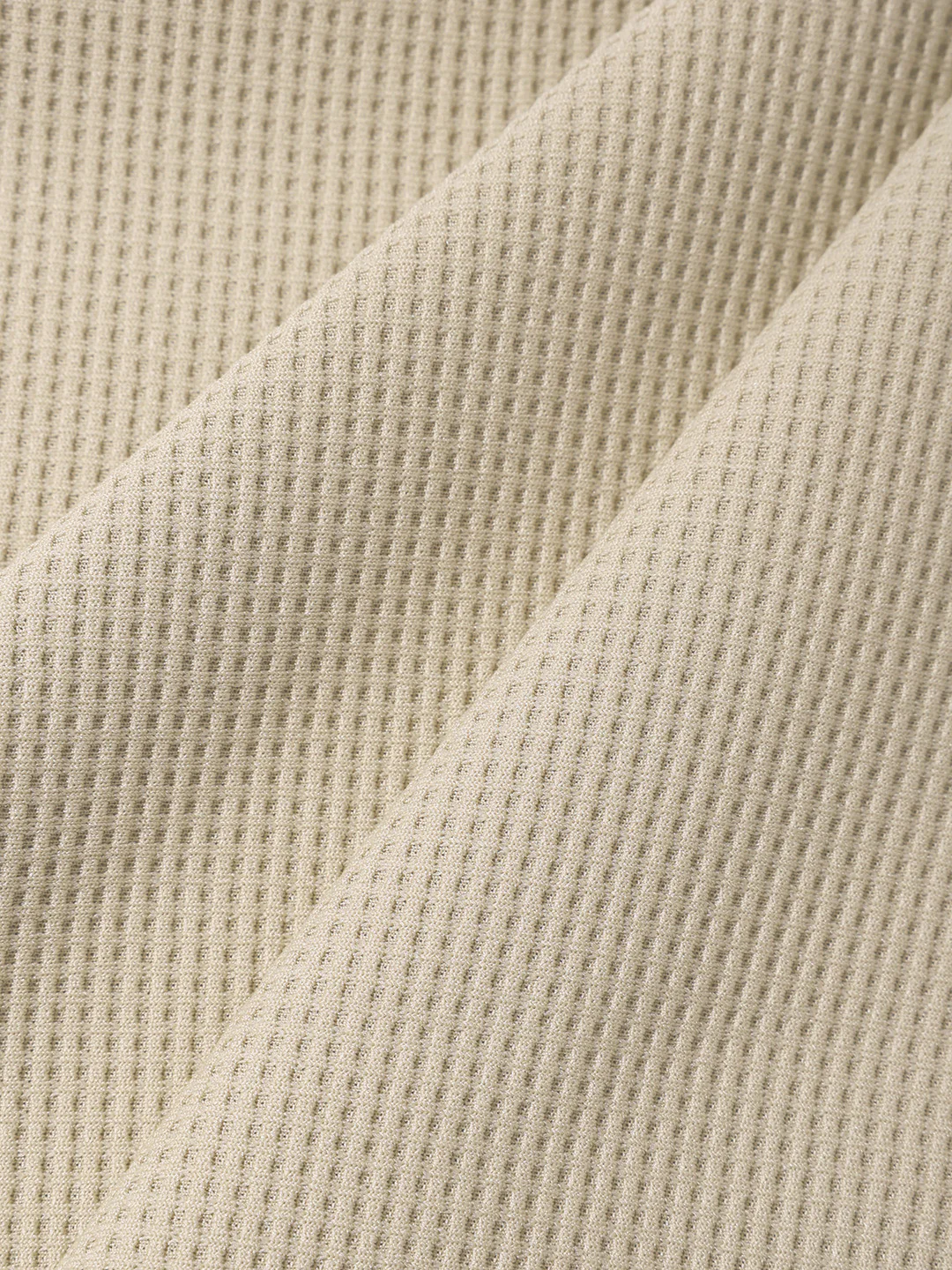 Men's Beige Relaxed Fit Textured Utility Trousers - Image 7