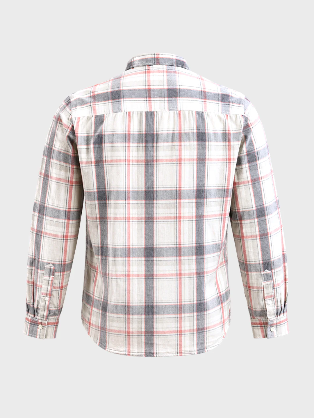 Men's Beige Slim Fit Checkered Casual Shirts - Image 7