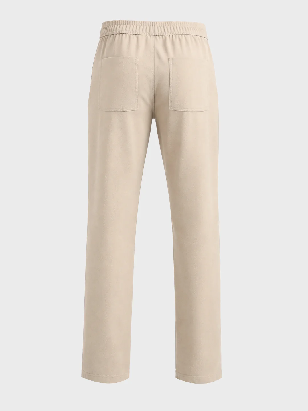 Men's Beige Slim Fit Solid Utility Cargo - Image 7