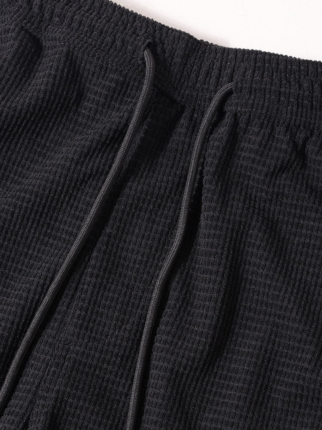 Men's Black Baggy Fit Textured Utility Cargo - Image 7