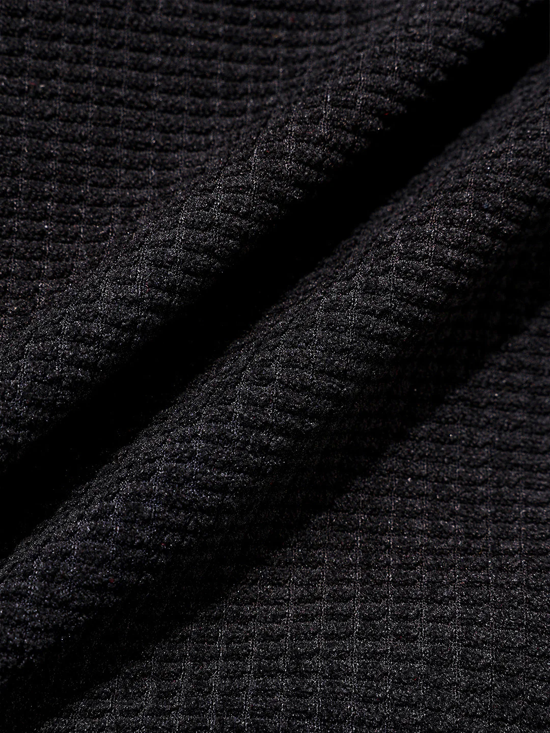 Men's Black Baggy Fit Textured Utility Cargo - Image 7