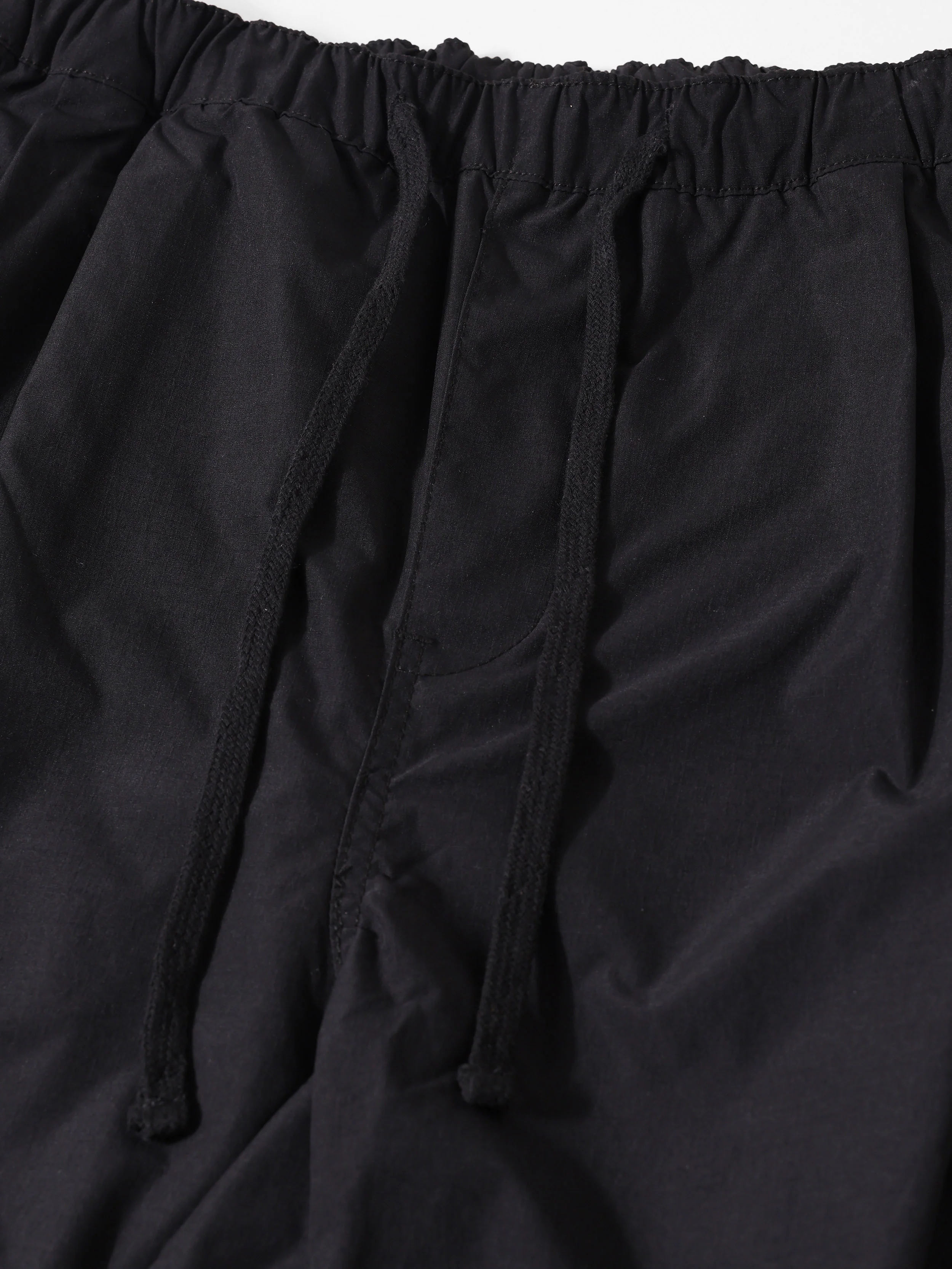 Men's Black Baggy Fit Textured Utility Joggers - Image 7