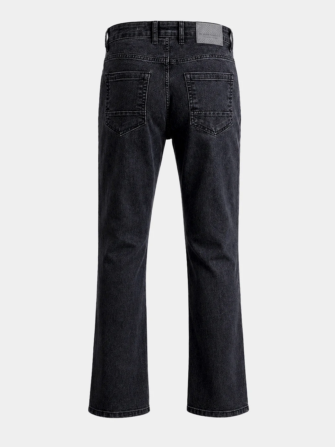 Men's Black Bootcut Fit Solid Casual Jeans - Image 8