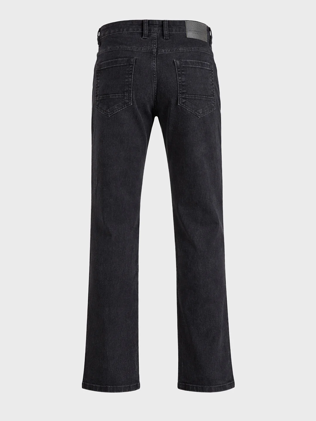 Men's Black Bootcut Fit Solid Casual Jeans - Image 7