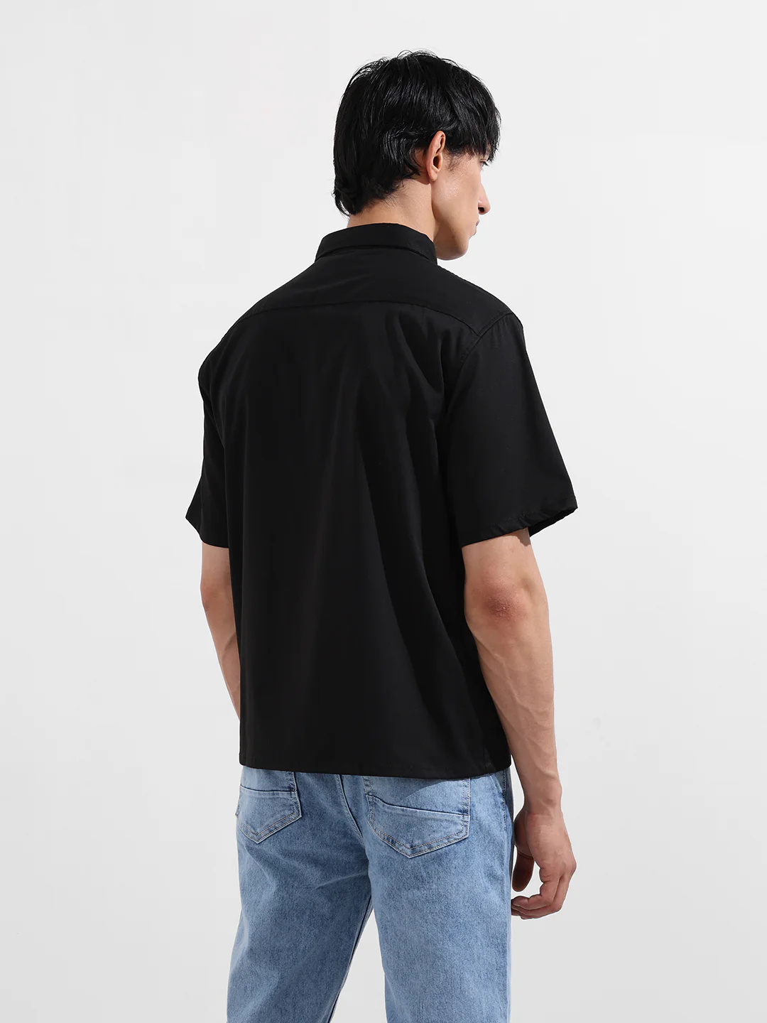 Men's Black Boxy Fit Batman Character Shirt - Image 5