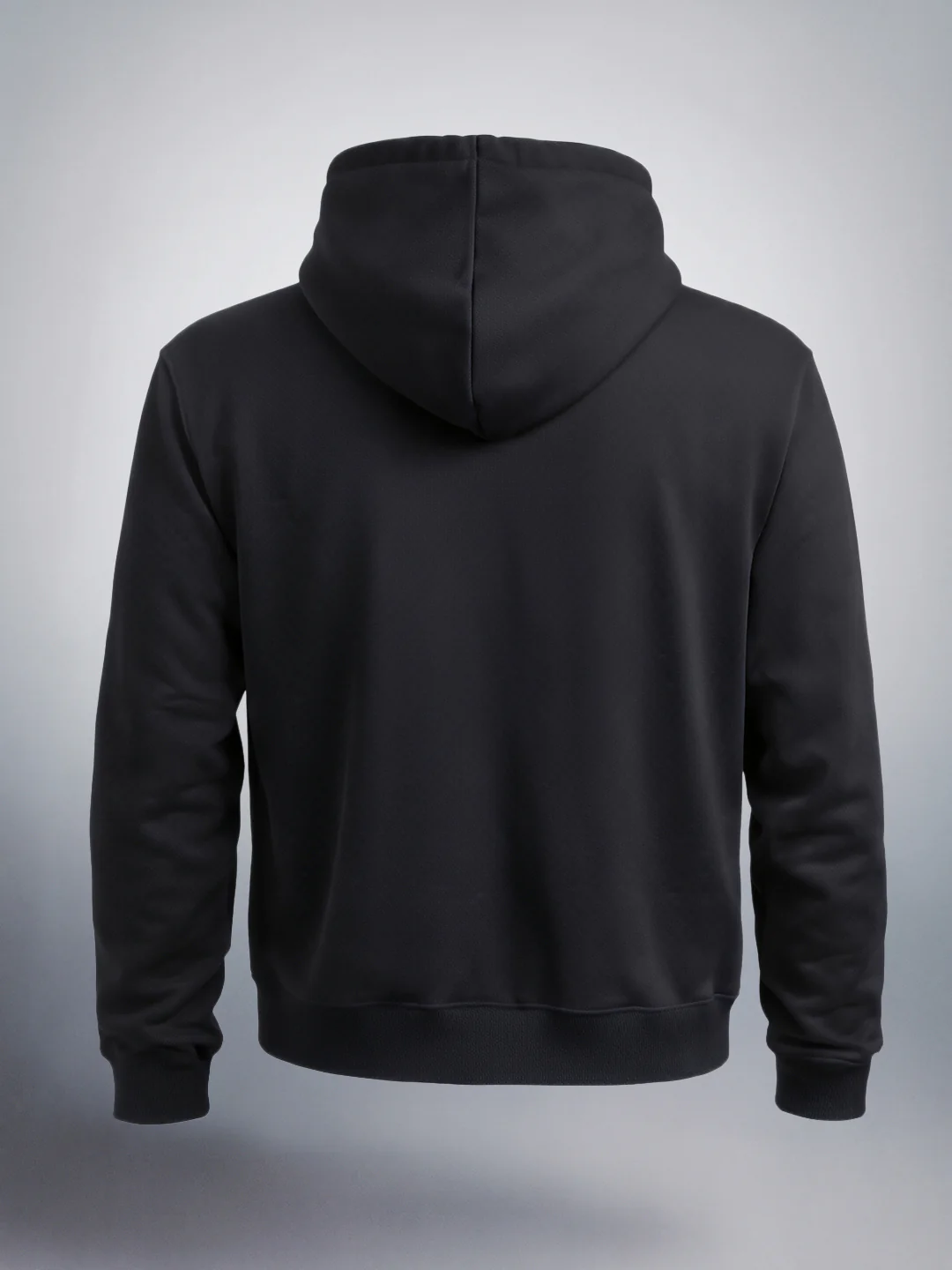 Men's Black Boxy Fit Printed Casual Sweatshirt - Image 4