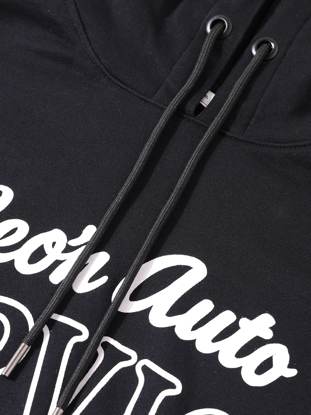 Men's Black Boxy Fit Printed Casual Sweatshirt - Image 5