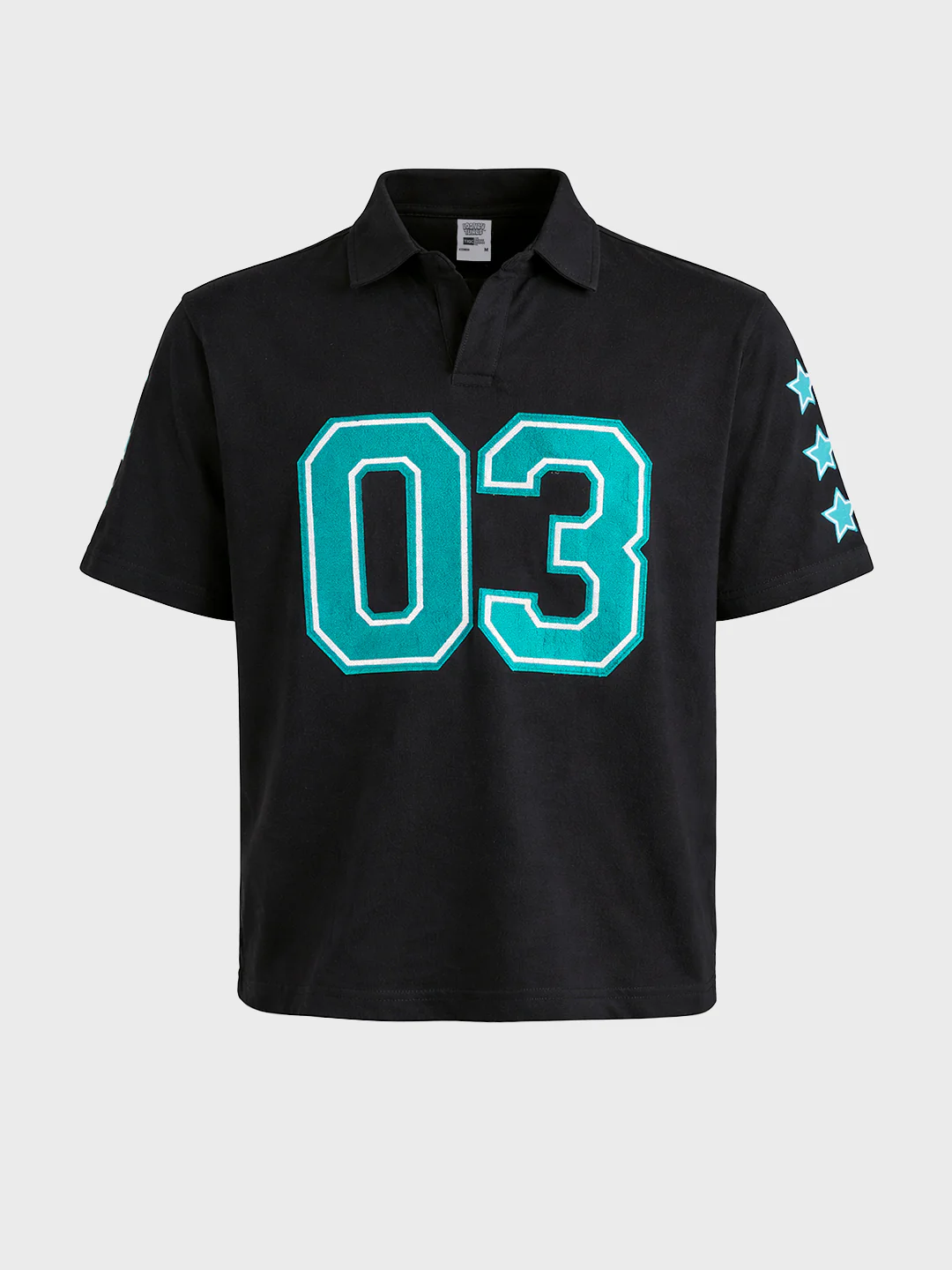 Men's Black Boxy Fit Printed Casual T-Shirt - Image 5