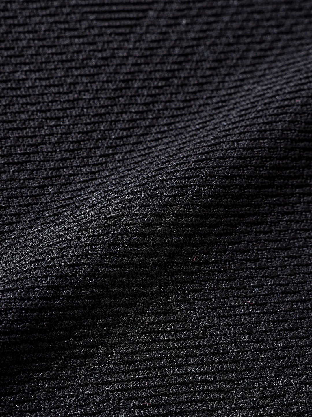 Men's Black Boxy Fit Textured Casual T-Shirt - Image 7