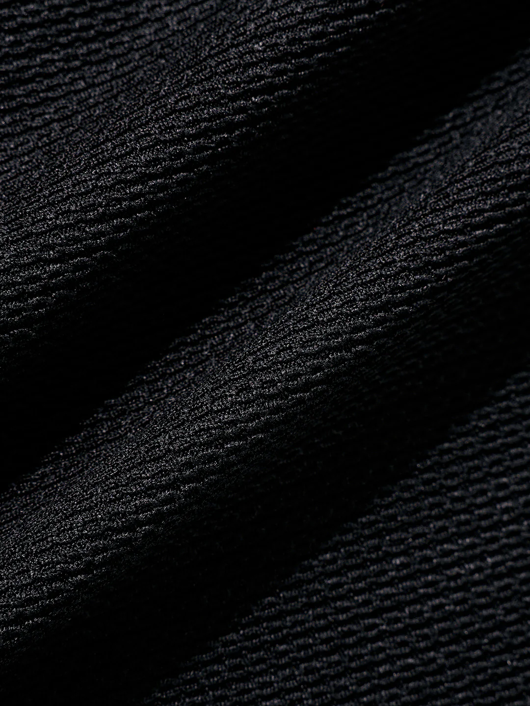 Men's Black Boxy Fit Textured Casual T-Shirt - Image 7