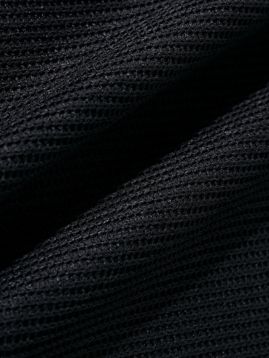 Men's Black Boxy Fit Textured Casual T-Shirt - Image 7