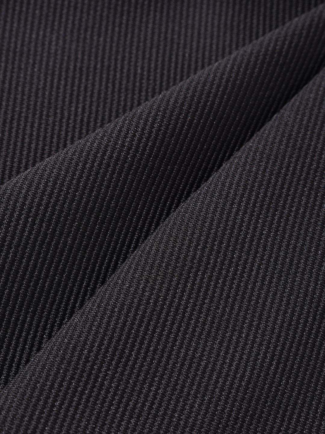 Men's Black Loose Fit Textured Casual Joggers - Image 7