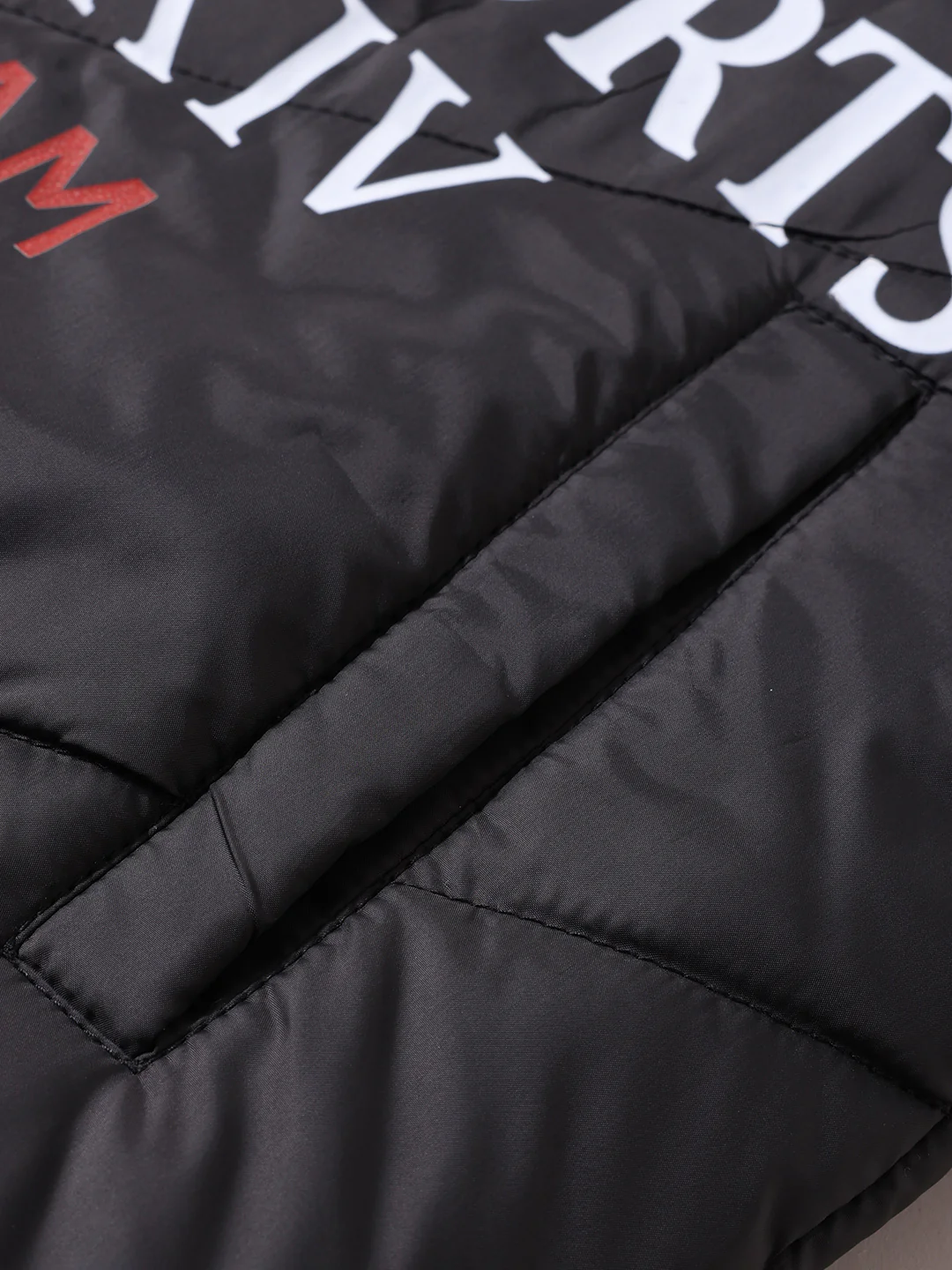 Men's Black Regular Fit Printed Casual Jacket - Image 6