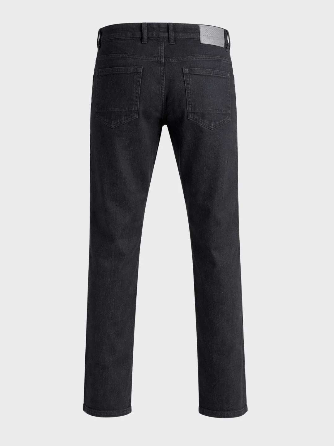 Men's Black Regular Fit Solid Casual Jeans - Image 7