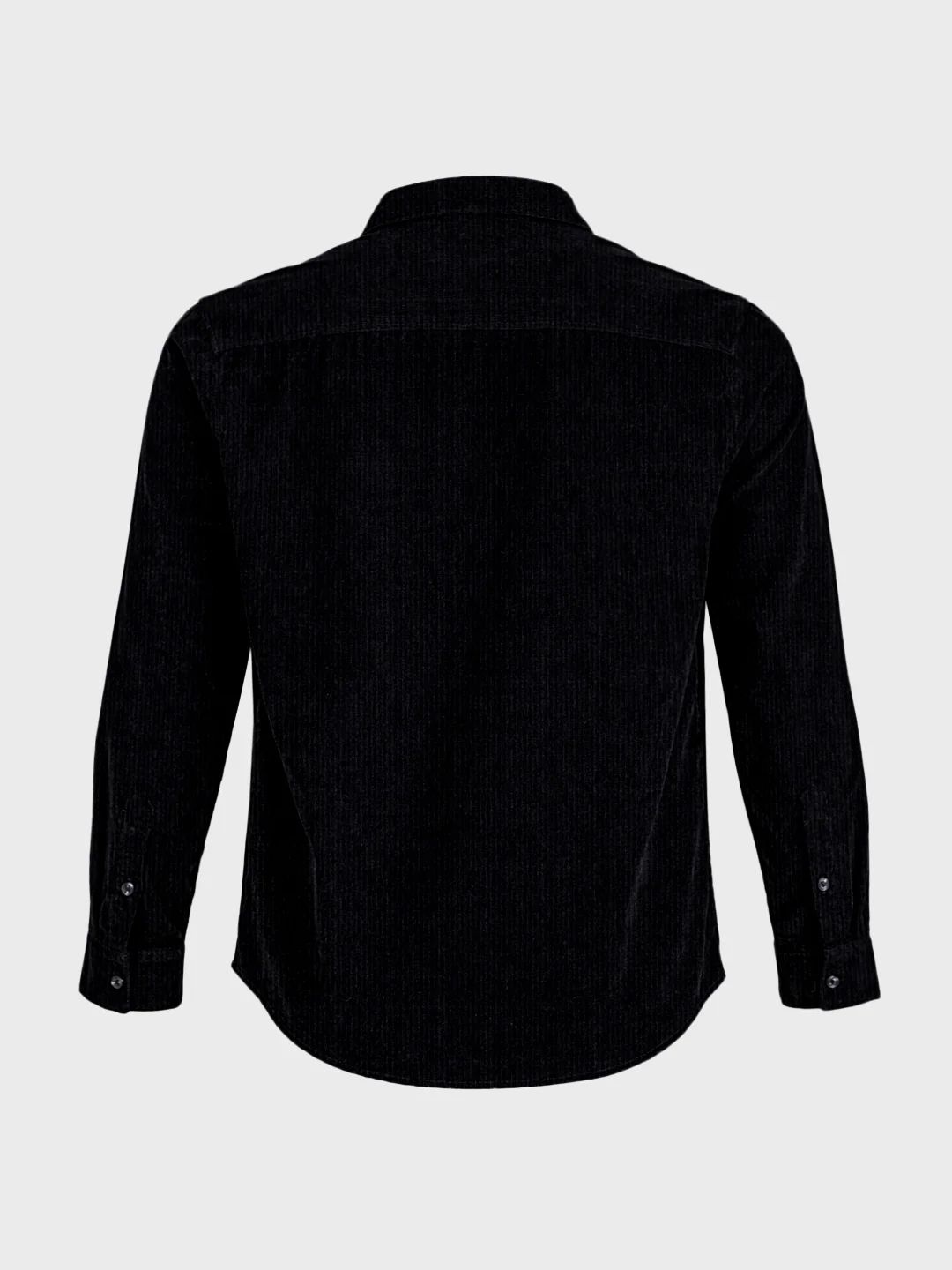 Men's Black Regular Fit Solid Casual Shirt - Image 6