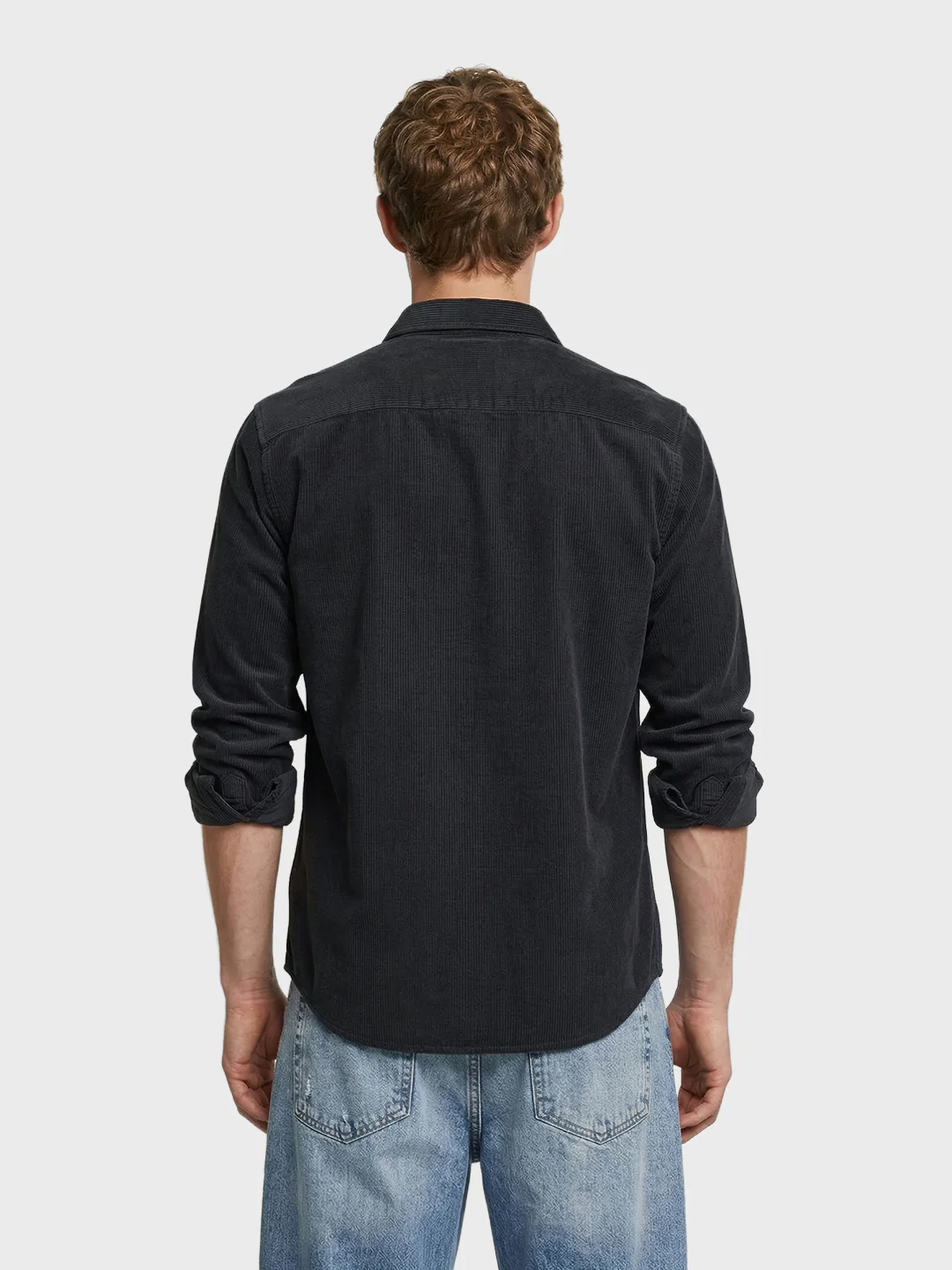 Men's Black Regular Fit Solid Casual Shirt - Image 4