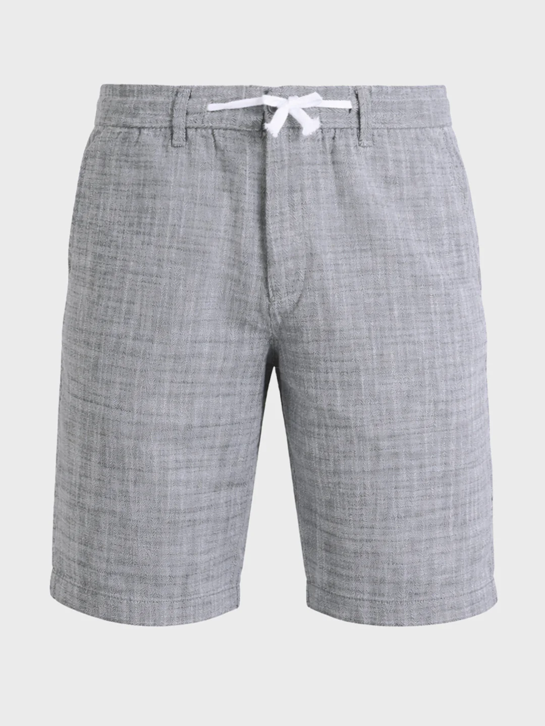 Men's Black Regular Fit Solid Casual Shorts - Image 6