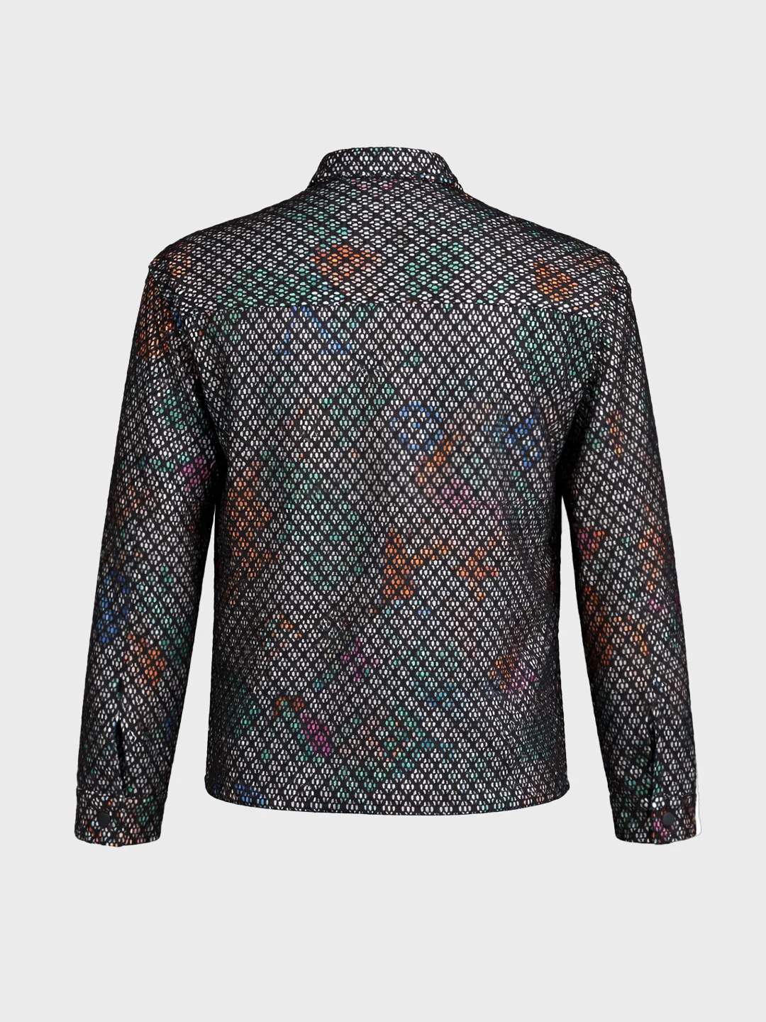 Men's Multicolor Regular Fit Textured Casual Shirts - Image 7