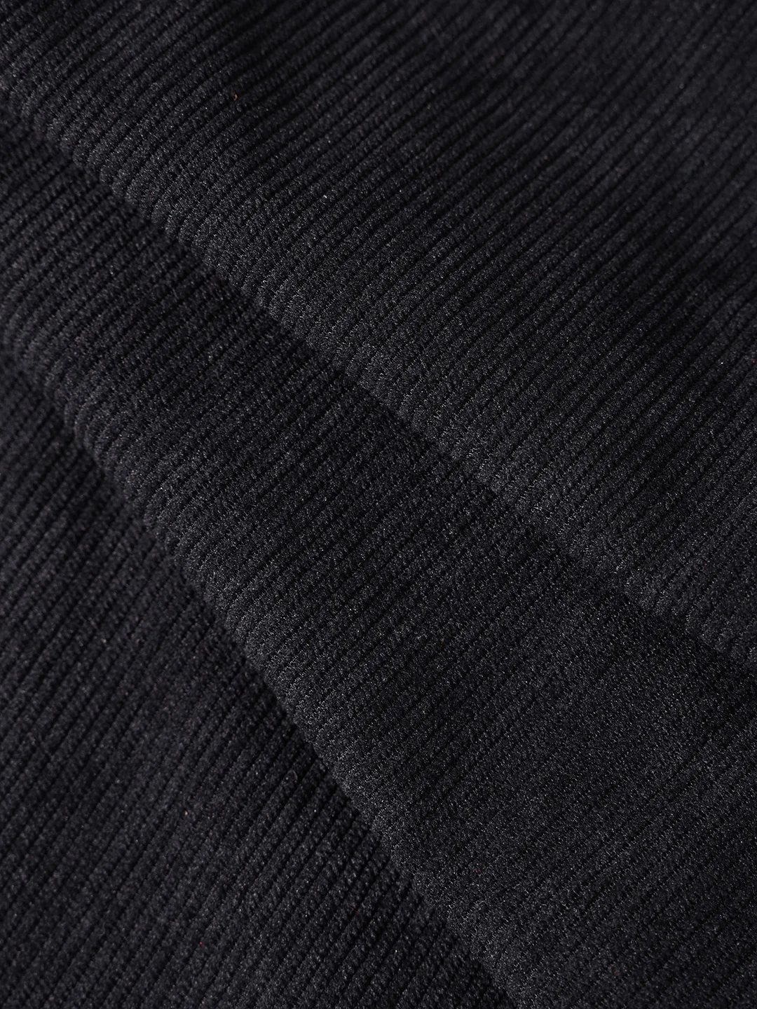Men's Black Relaxed Fit Textured Casual Trousers - Image 7