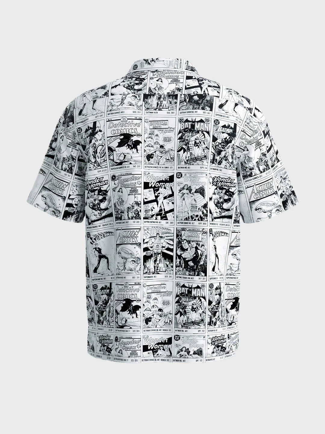 Men's Black Relaxed Fit Character Printed Shirt - Image 4