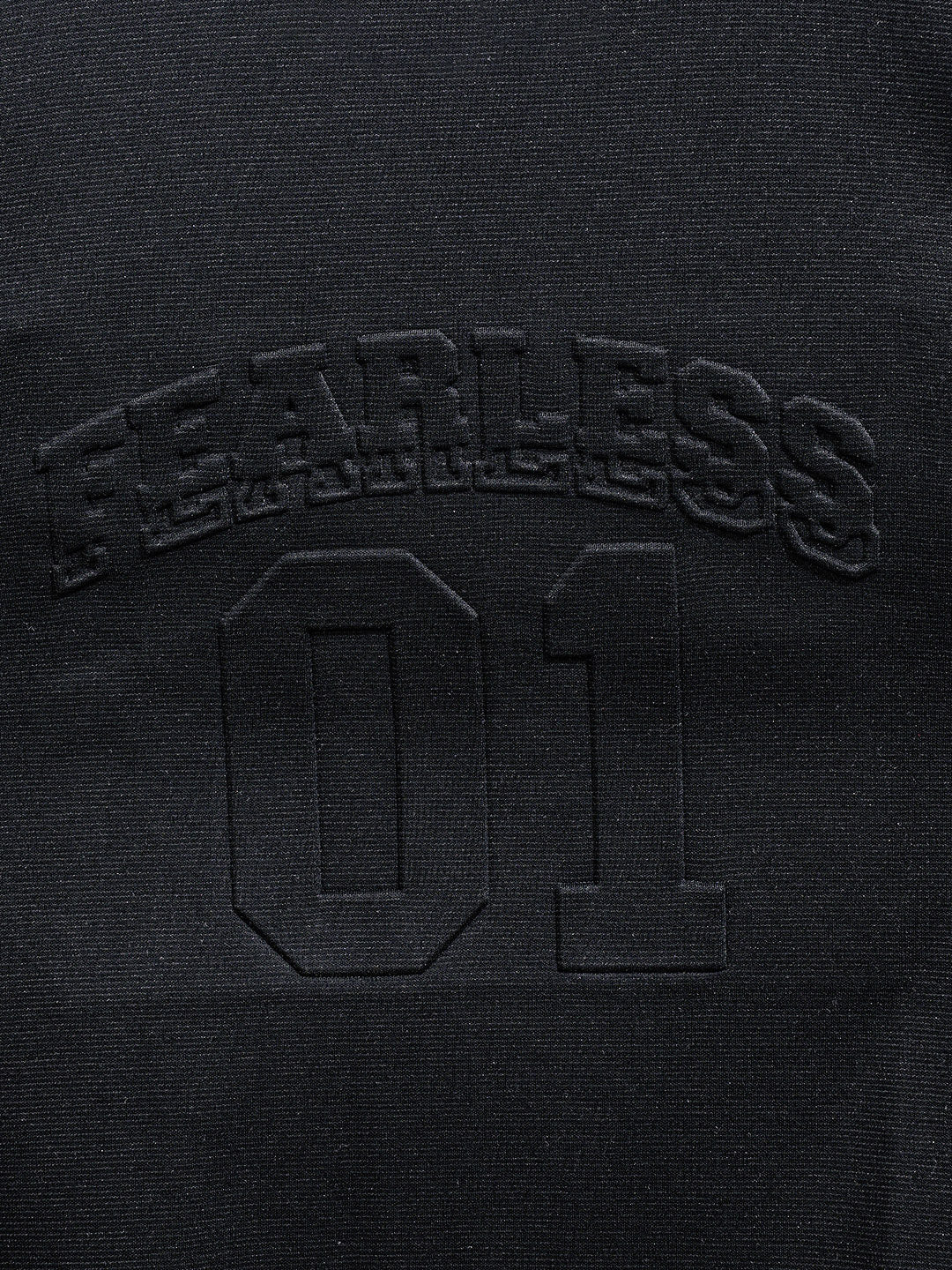 Men's Black Relaxed Fit Embroided Casual Sweatshirt - Image 5
