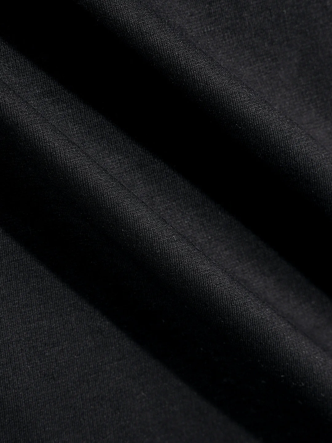 Men's Black Relaxed Fit Embroided 240 GSM Casual T-Shirt - Image 8
